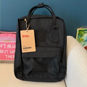 NWT, Unused Black Minu Kanken Backpack